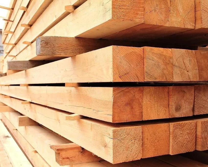 Брус 150x150x3000 мм, сосна, сорт 2, естественной влажности