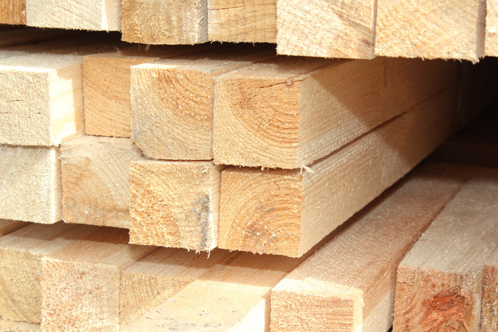 Брус 150x150x3000 мм, сосна, сорт 2, естественной влажности